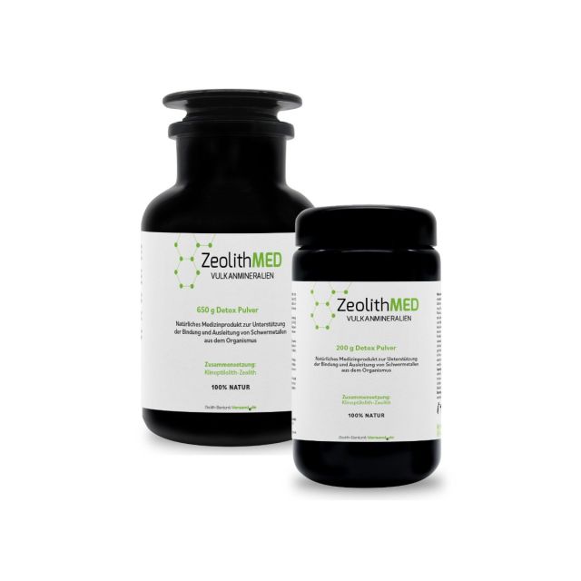 ZeolithMED Detox-Pulver 650 + 200g im Sparpack, Medizinprodukte mit CE-Zertifikat